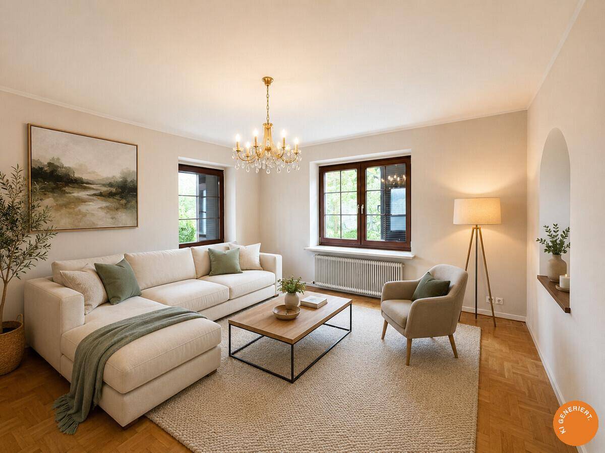 KI saniertes Foto Wohnzimmer