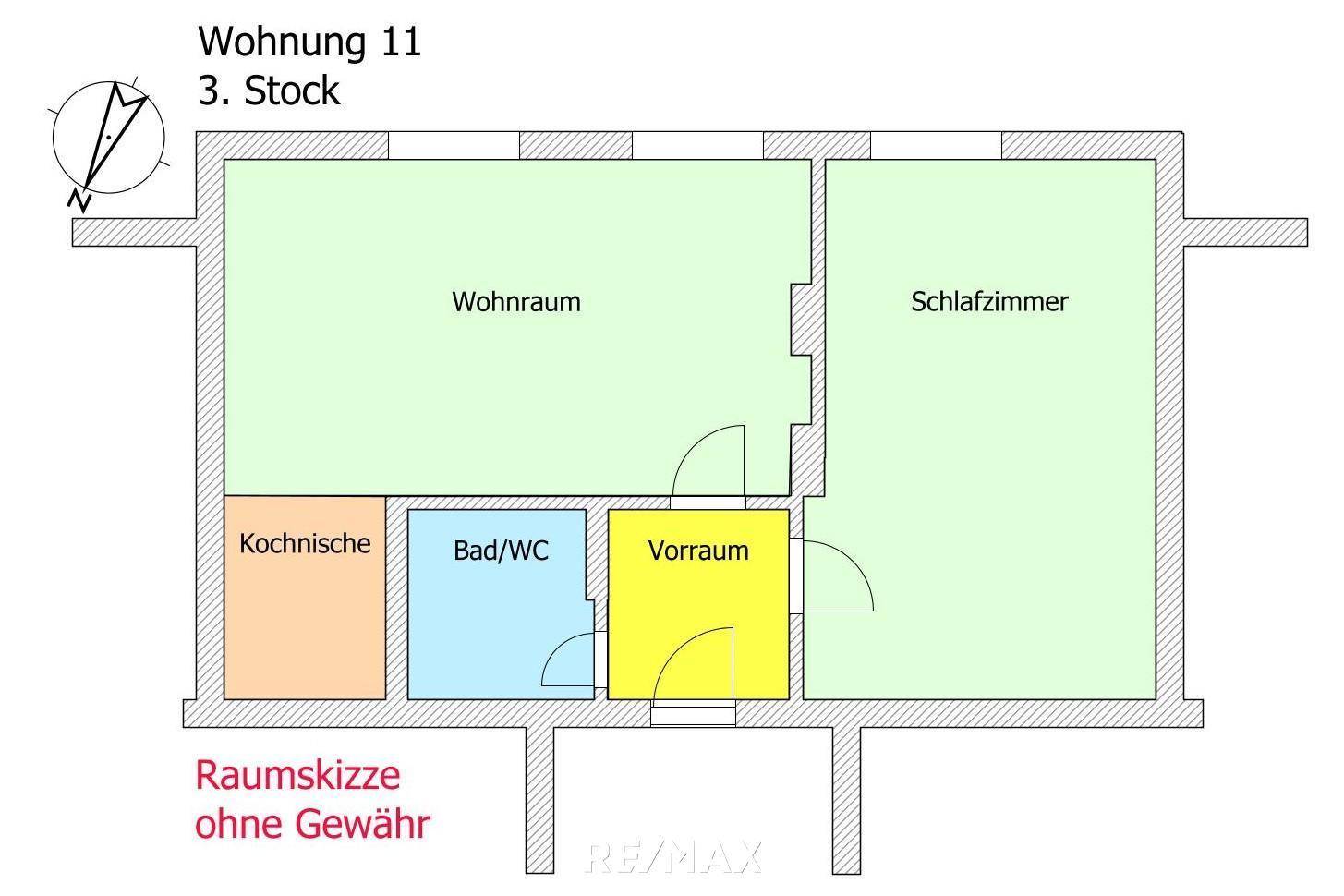 Grundriss Wohnung