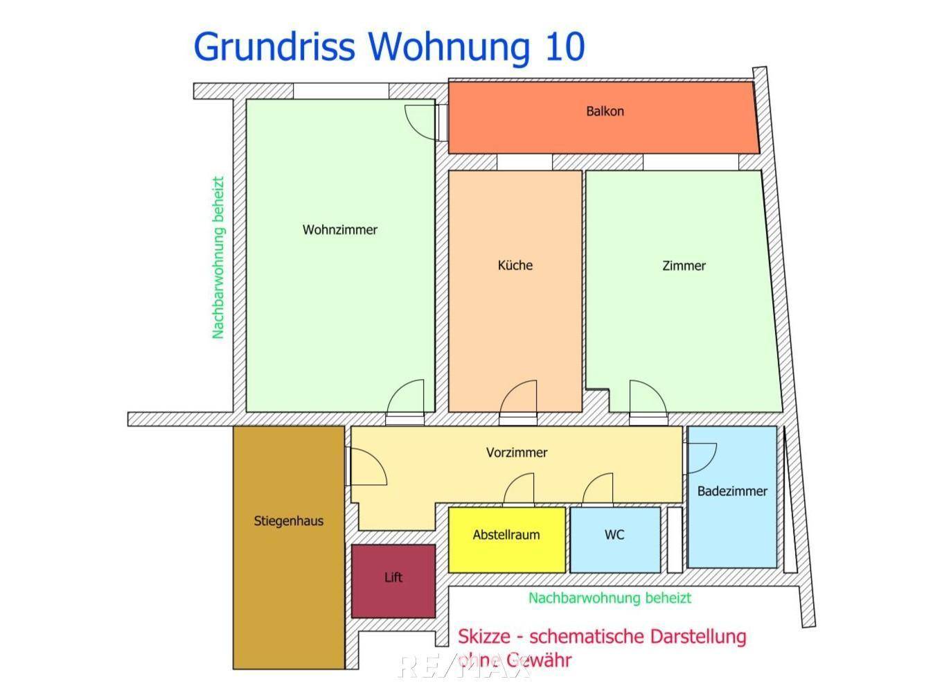 Grundriss Wohnung 10