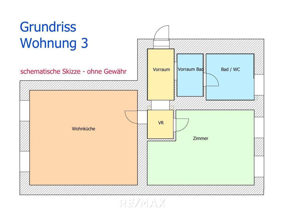 Grundriss Wohnung 3