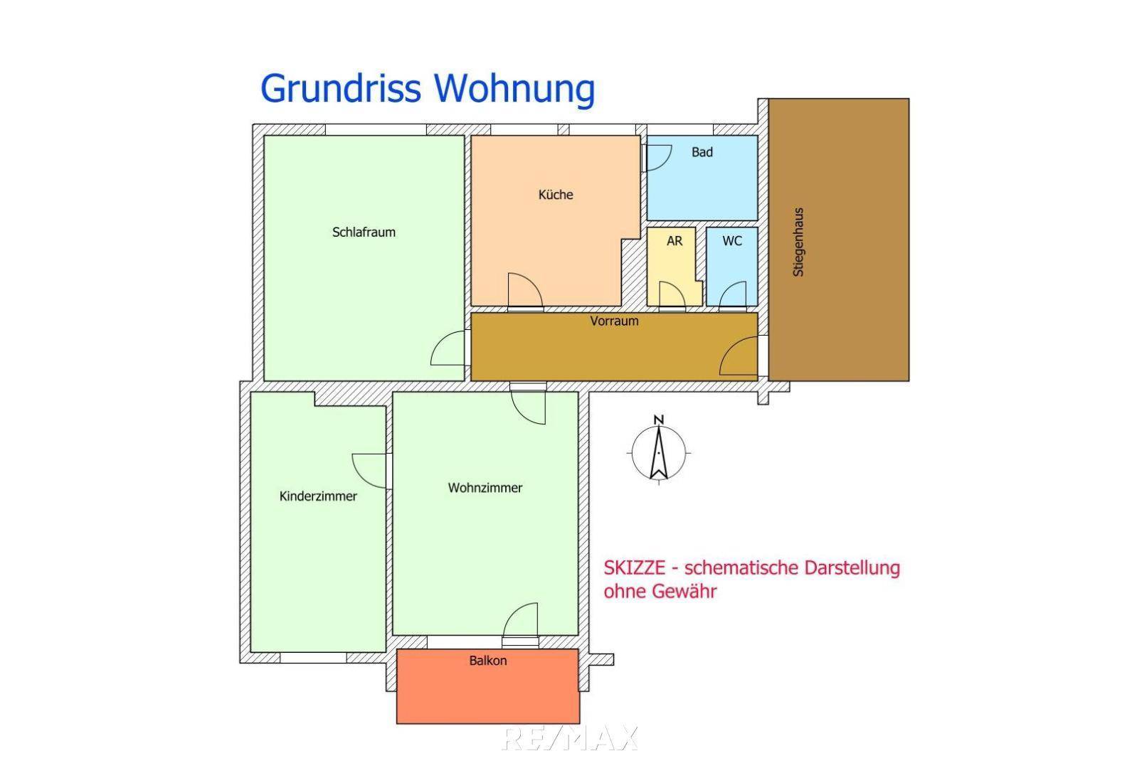 Grundriss Wohnung