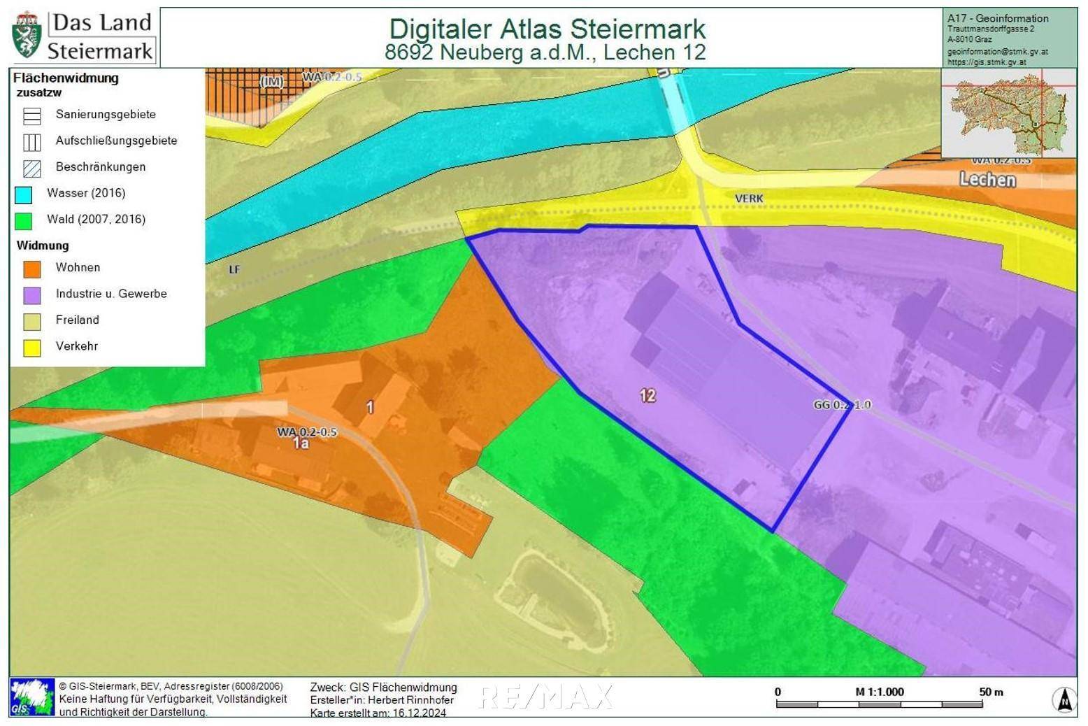 GIS Flächenwidmung