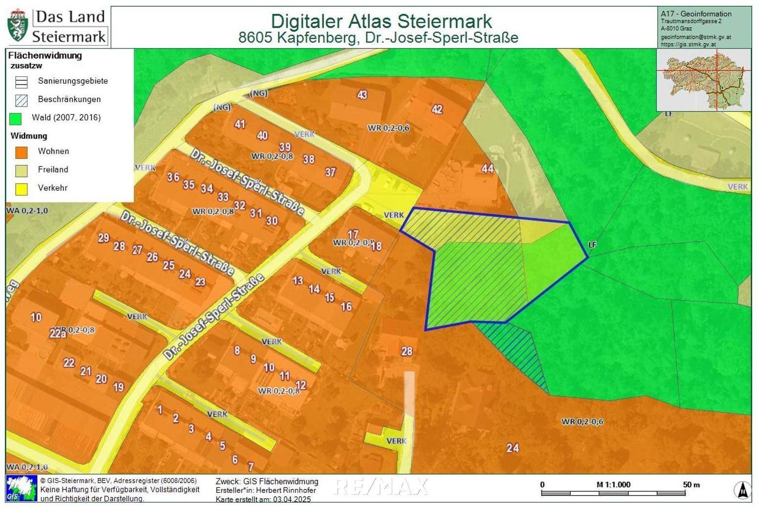 GIS Flächenwidmung
