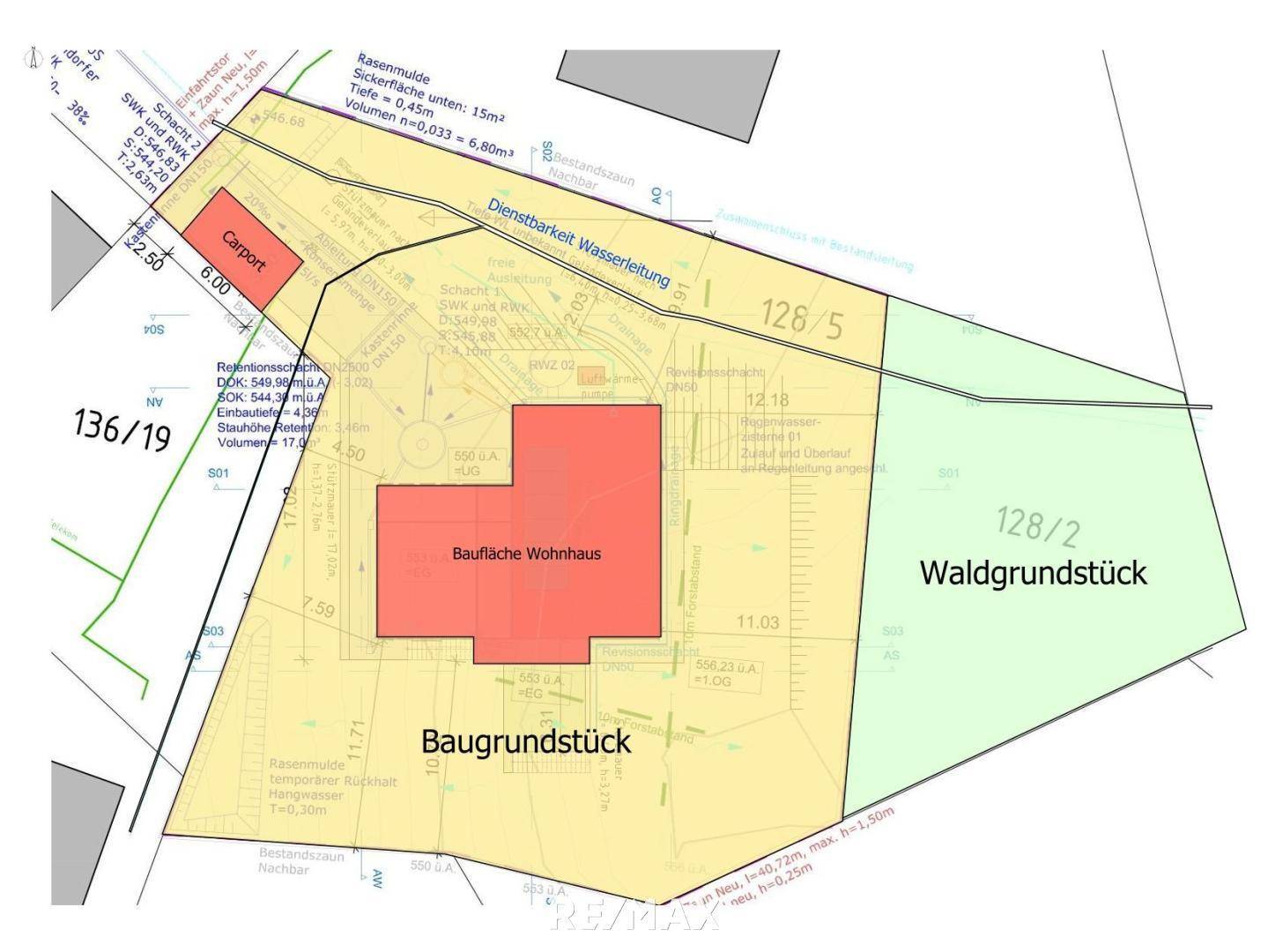 Lageplan Bebauung