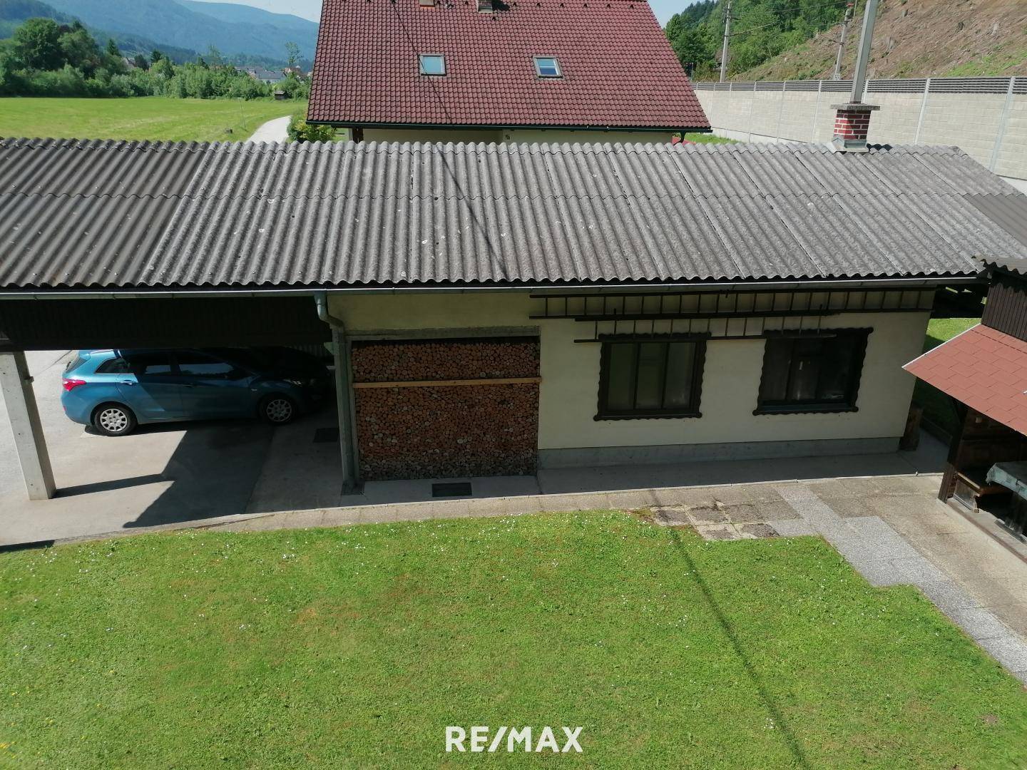 Carport Tischlerwerkstatt