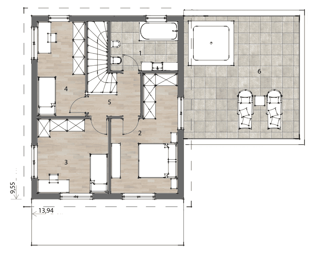 Kaufen statt Mieten / Top Einfamilienhaus belagsfertig 120 qm - Ansicht 6