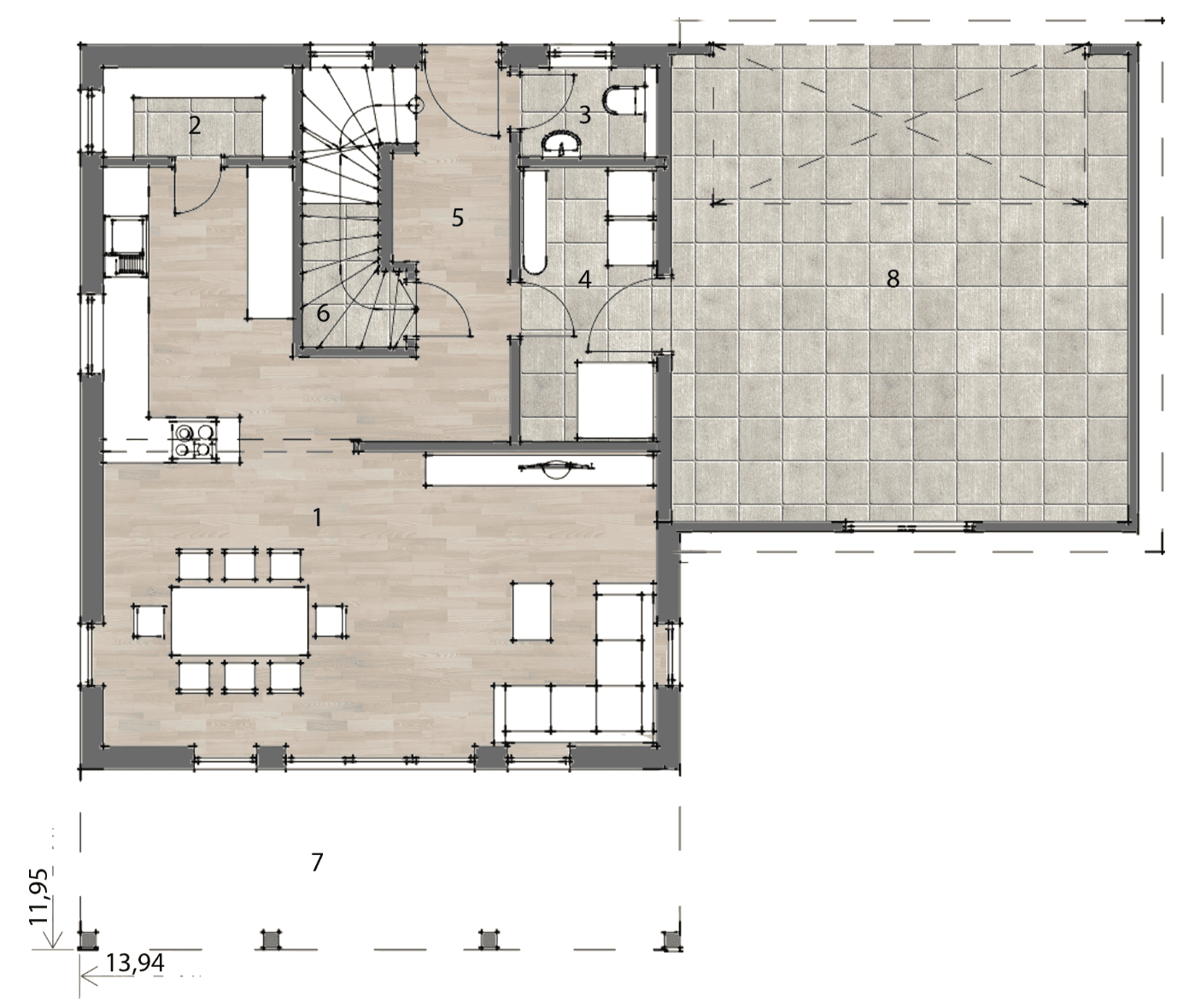 Kaufen statt Mieten / Top Einfamilienhaus belagsfertig 120 qm - Ansicht 5