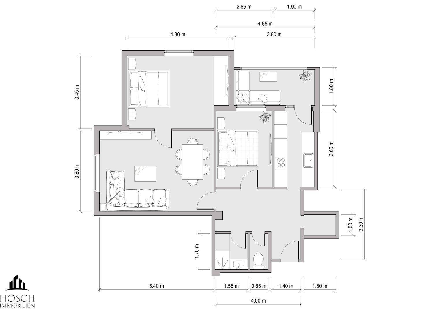 Aktueller Grundriss