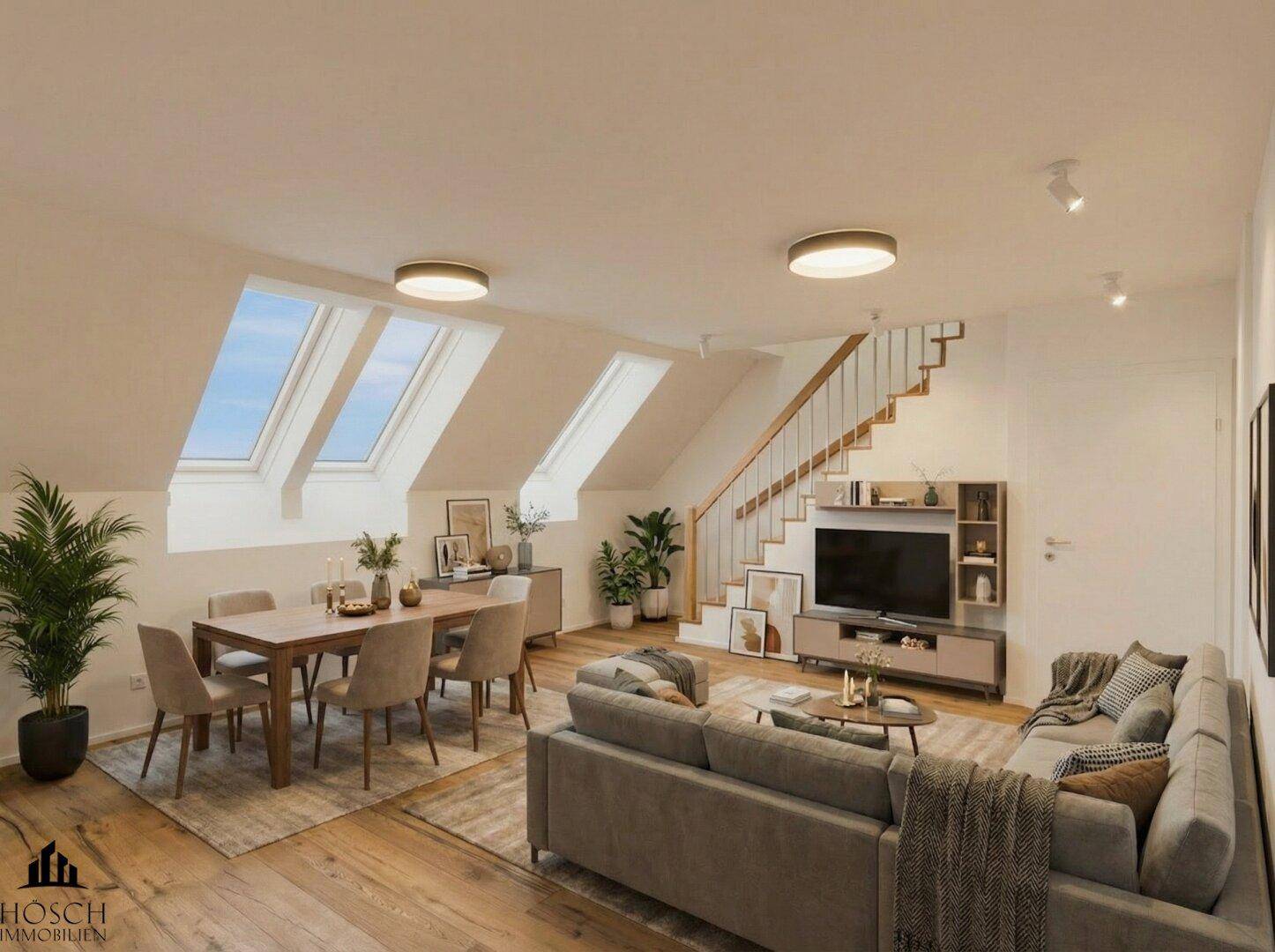 Exklusive Dachgeschosswohnungen in Margareten - Widok 3