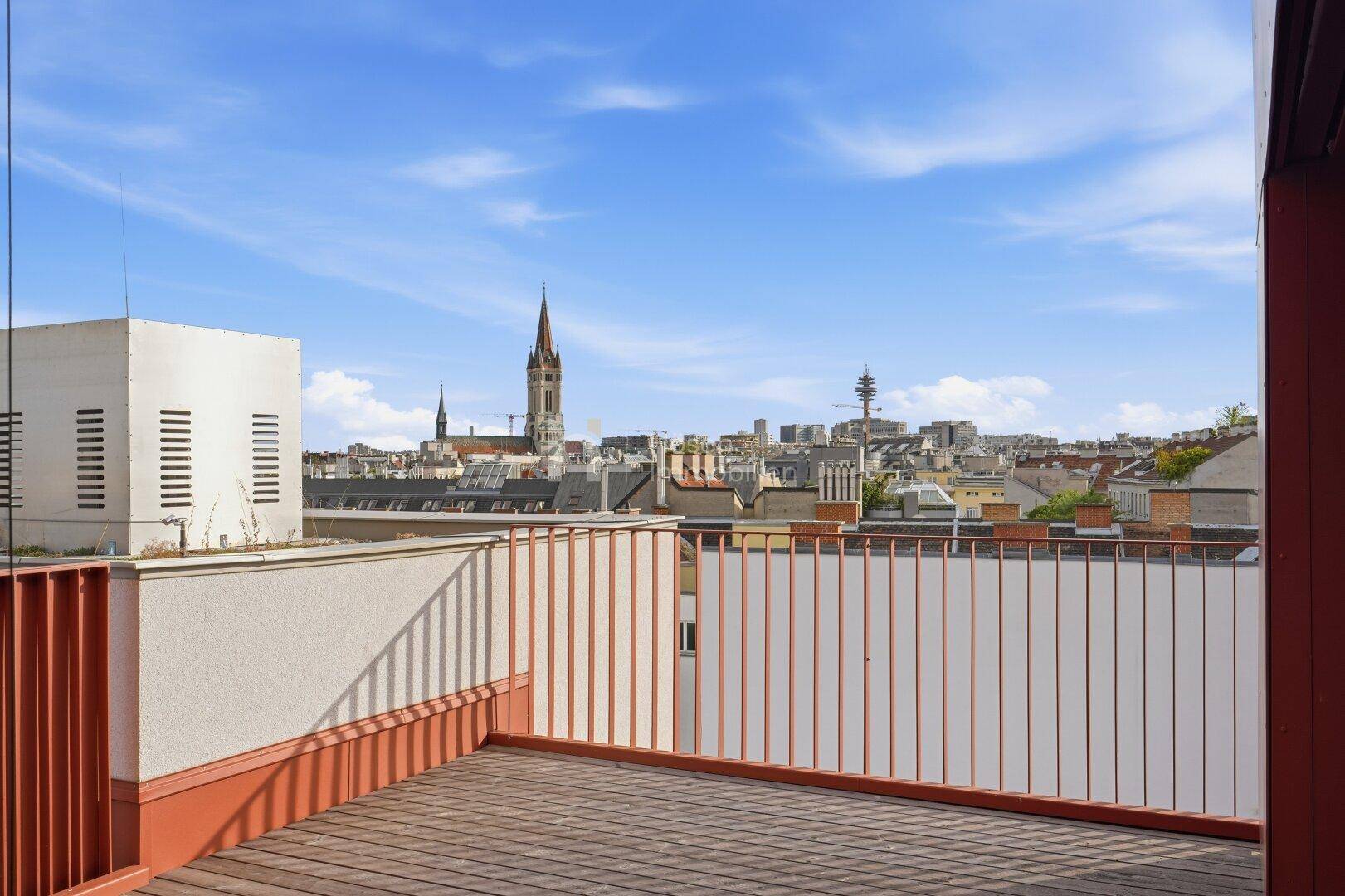Terrasse und Ausblick