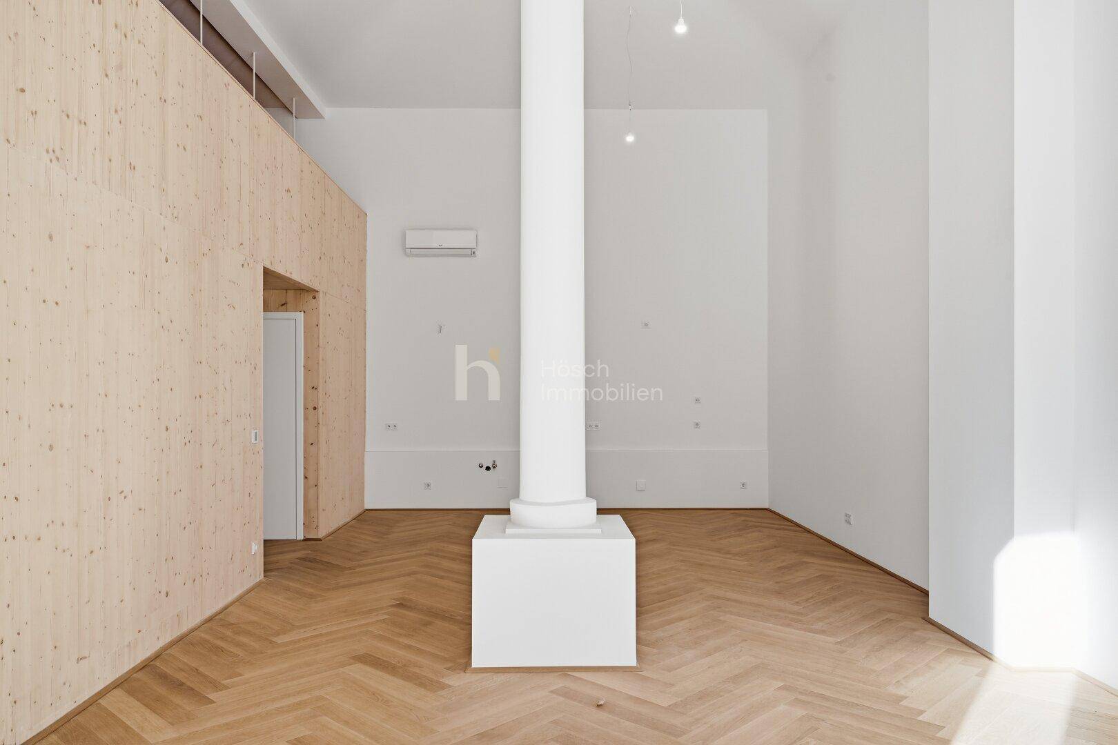 Wohnungsbeispiel – Raum mit Galerie
