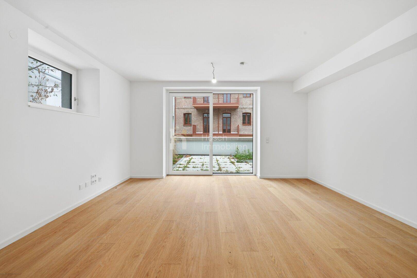 Wohnungsbeispiel – Wohnraum im Hofhaus
