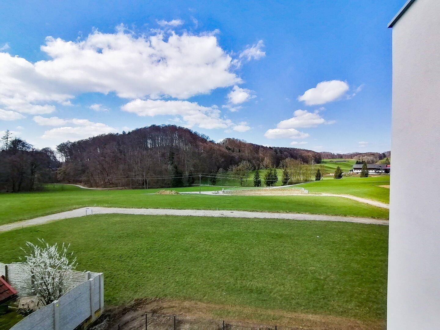 Ausblick Balkon