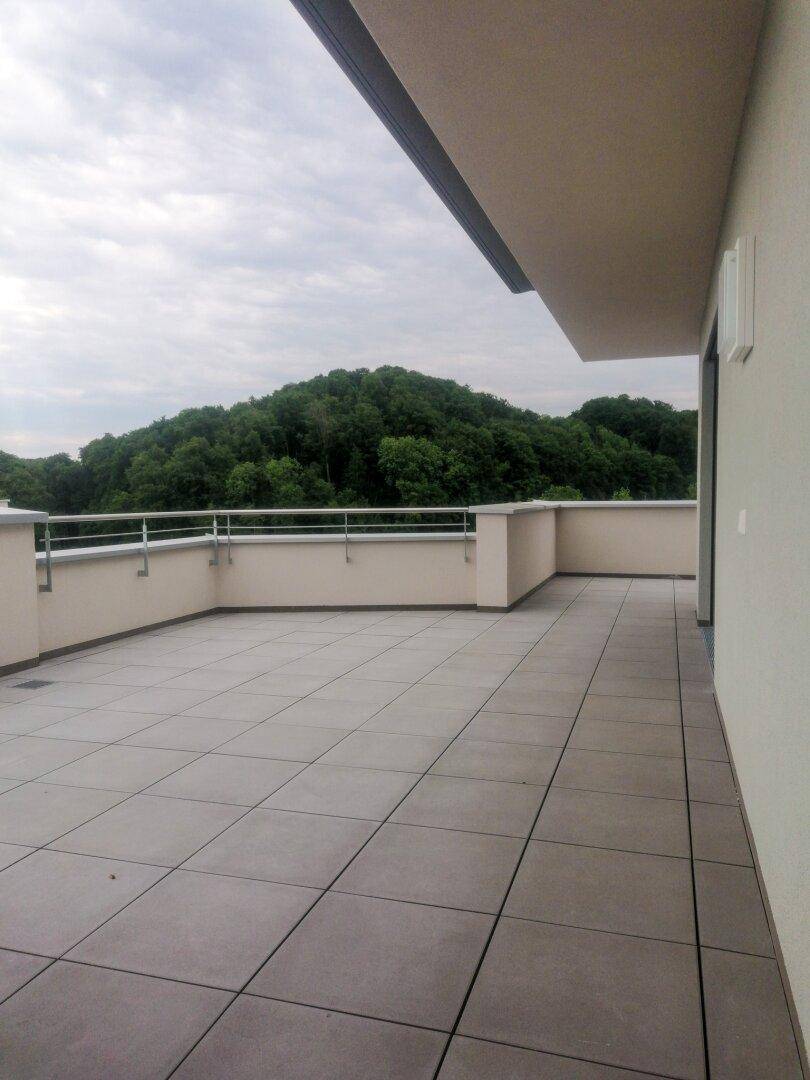 Teil der Dachterrasse