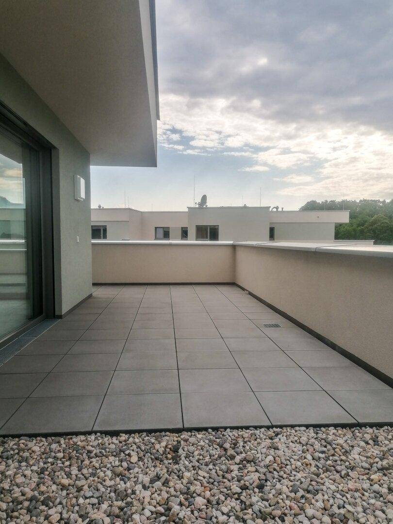 Teil der Dachterrasse