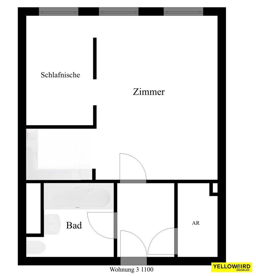 Wohnung 3 1100