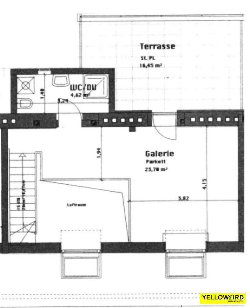 Plan Obergeschoss