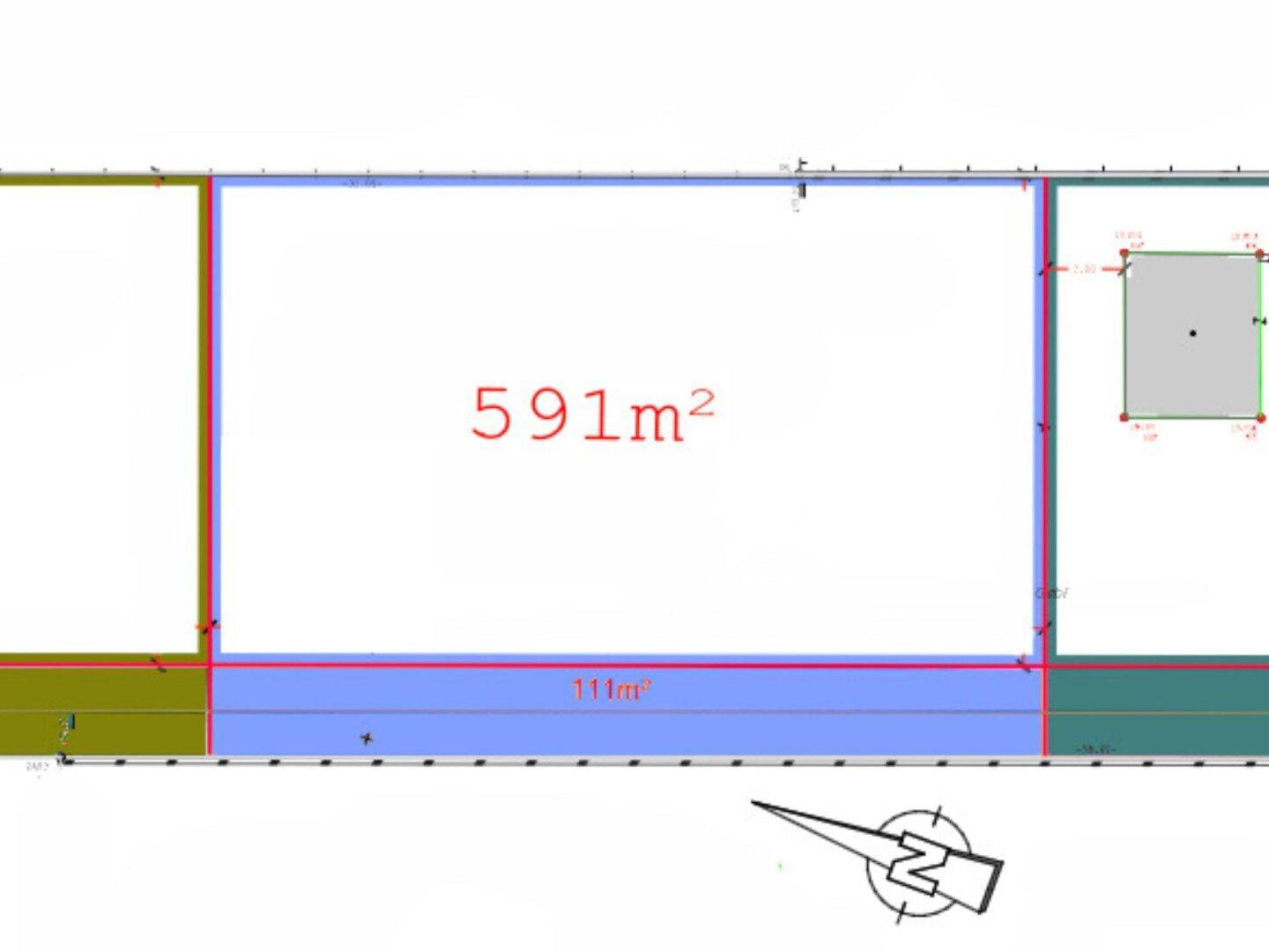 Plan Grundstück