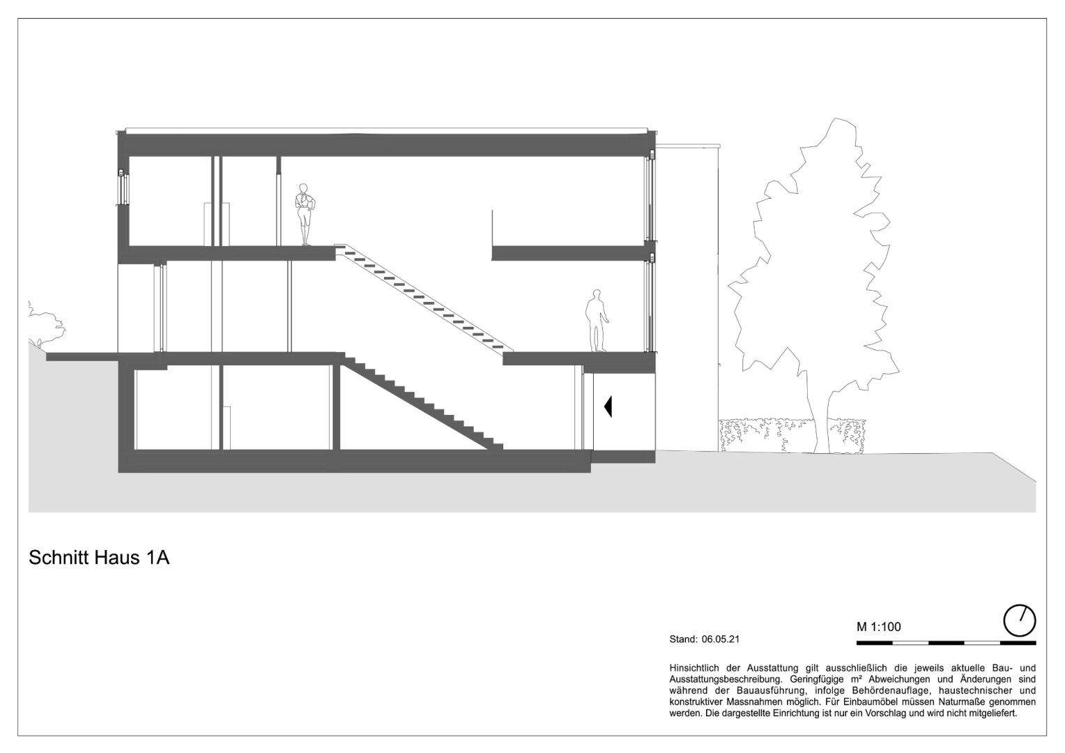 Schnitt Beispiel Haus 1a