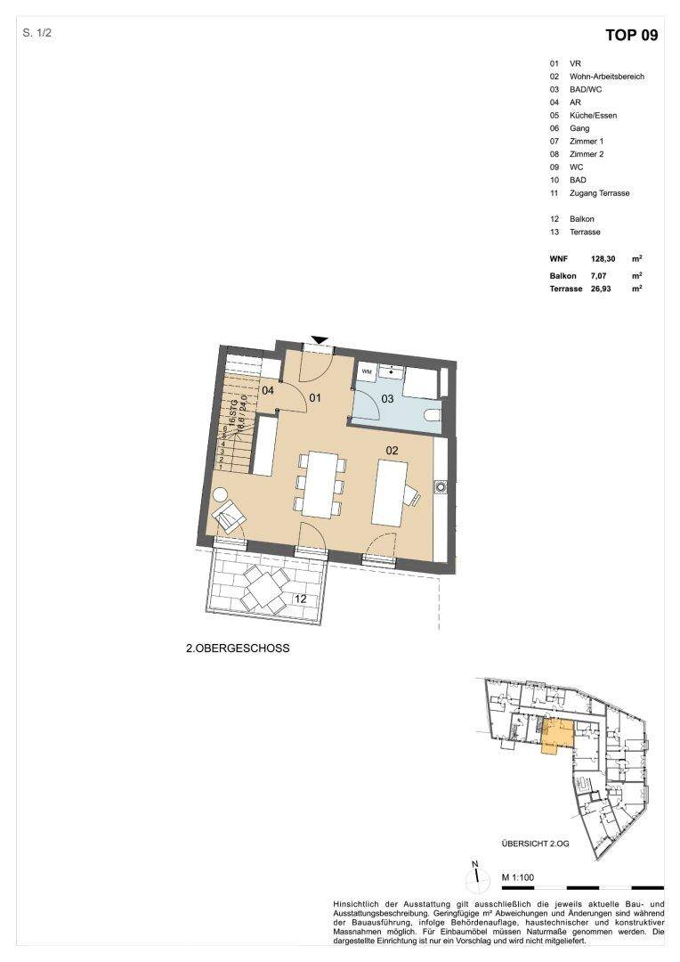 Wohnung Top 09, 2. Obergeschoss