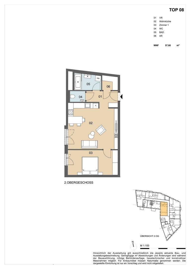 Wohnung Top 08, 2. Obergeschoss