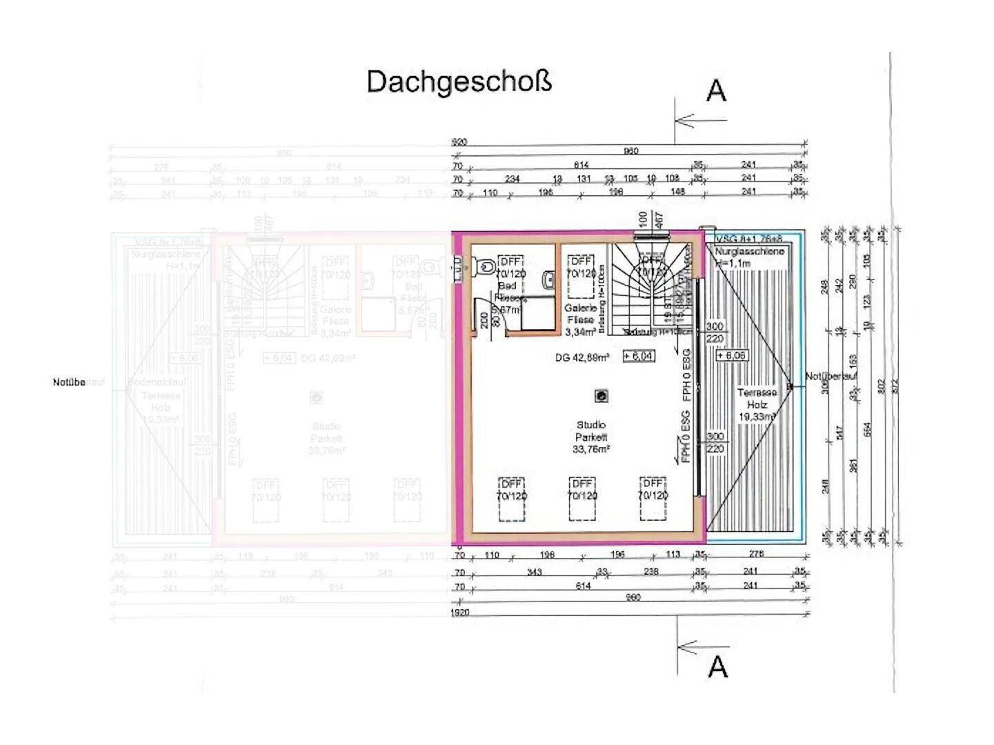 Grundriss Dachgeschoss