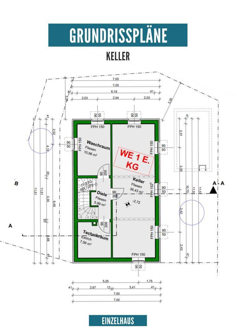 Grundriss Kellergeschoss