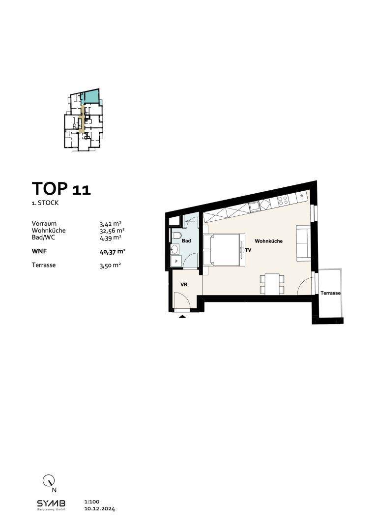 Wohnung Top 11