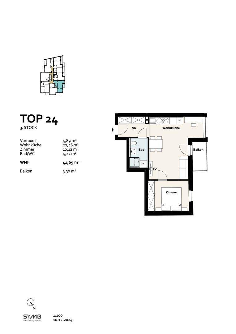 Wohnung Top 24