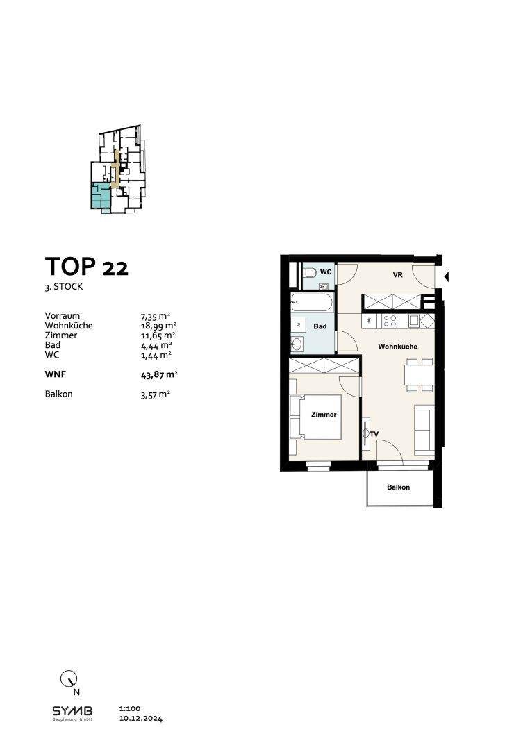 Wohnung Top 22