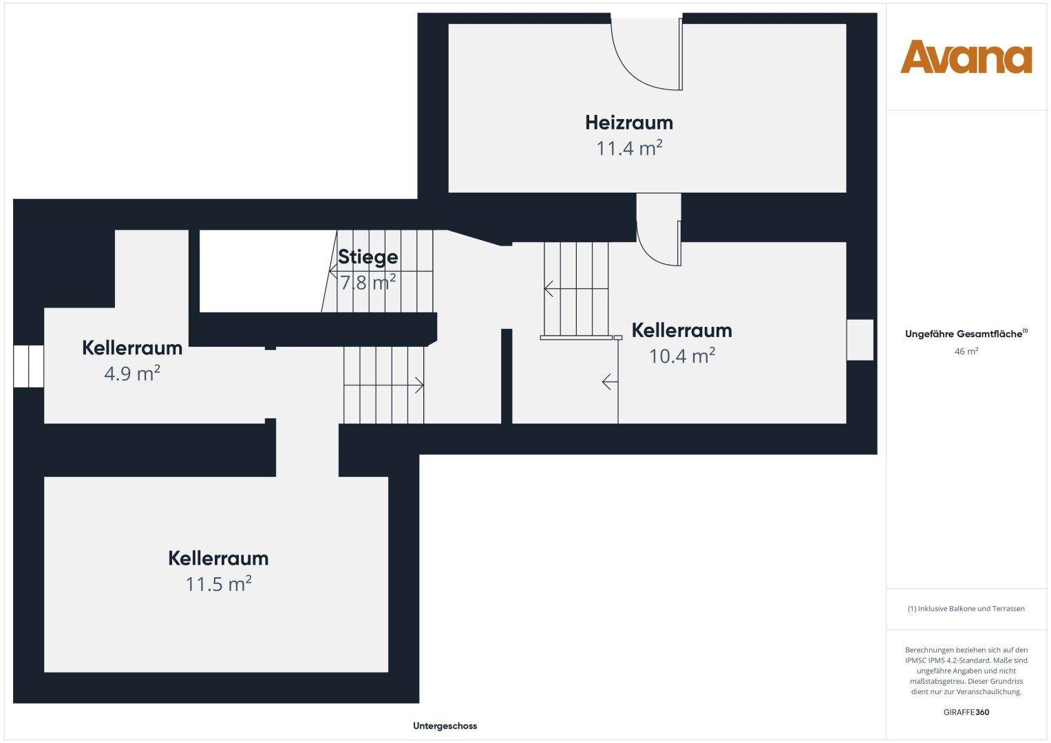 Grundriss Kellergeschoss