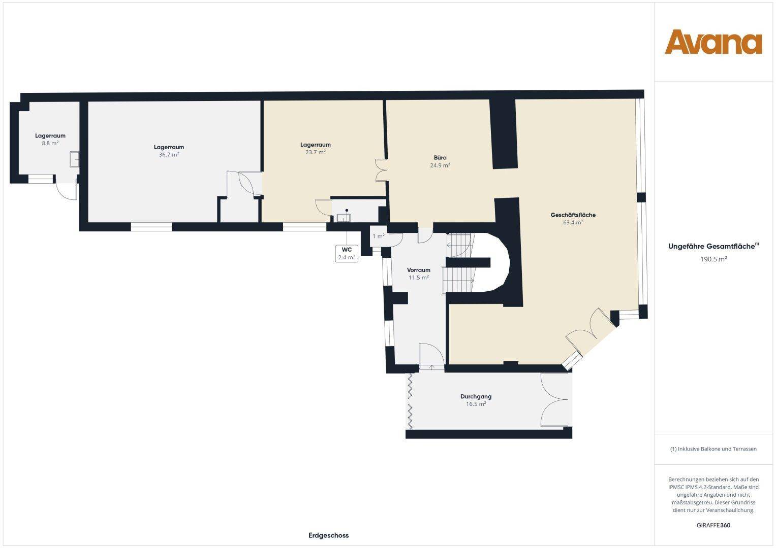 Grundriss Erdgeschoss