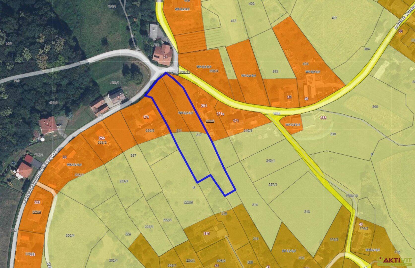 Attraktiver Baugrund mit 1.860 m² Bauland und Projekt für Mehrfamilienhaus. - Mehr