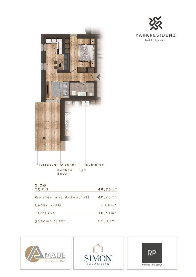 Wohnungsplan Top 7