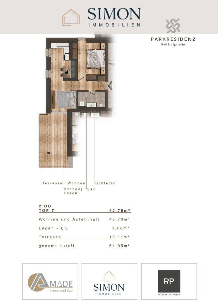 Wohnungsplan Top 7