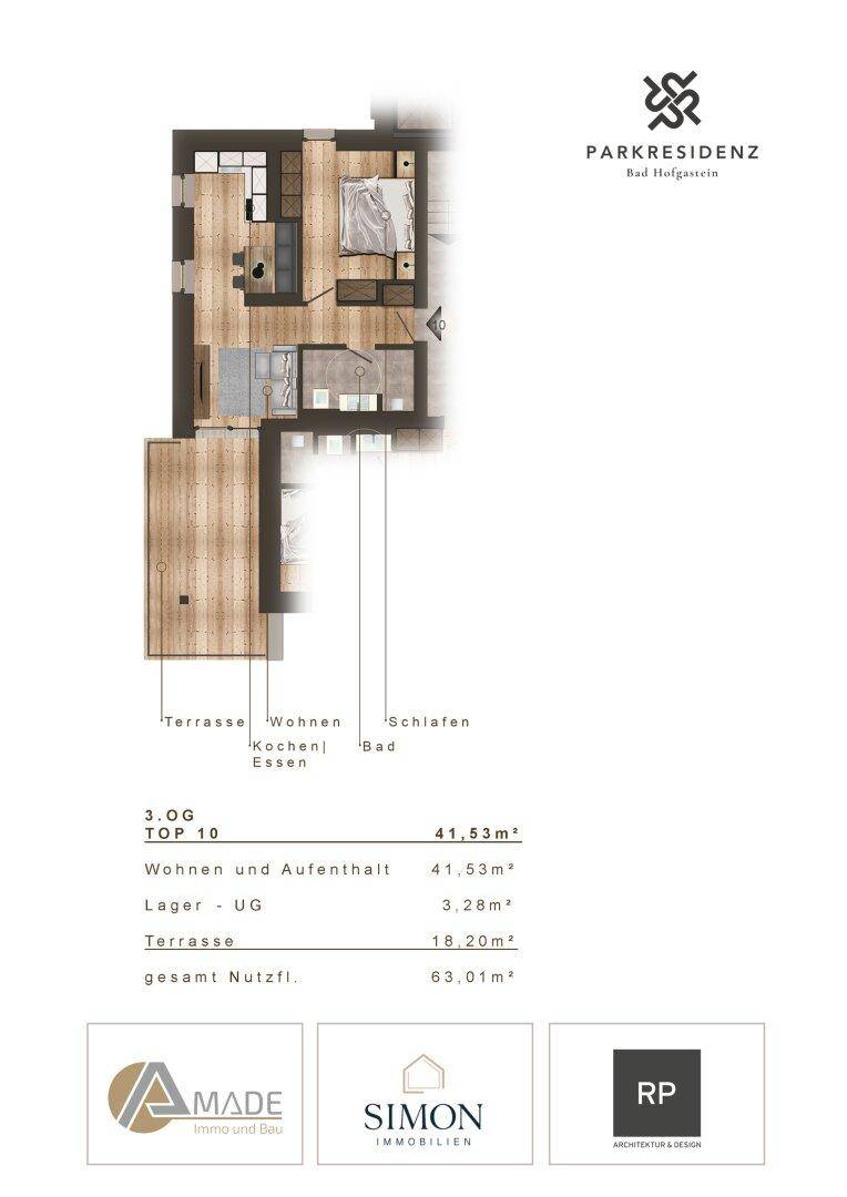Wohnungsplan Top 10
