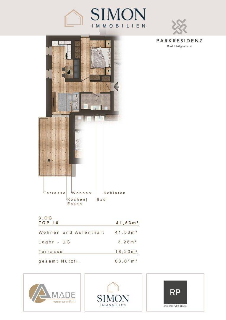 Wohnungsplan Top 10