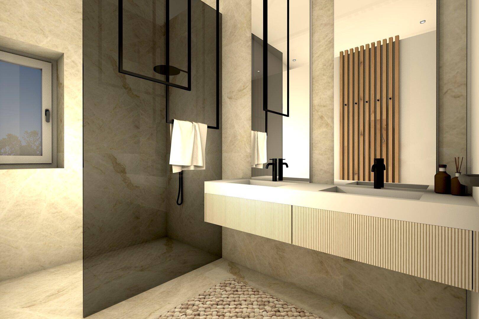 Visualisierung Badezimmer Sendlhofer Design