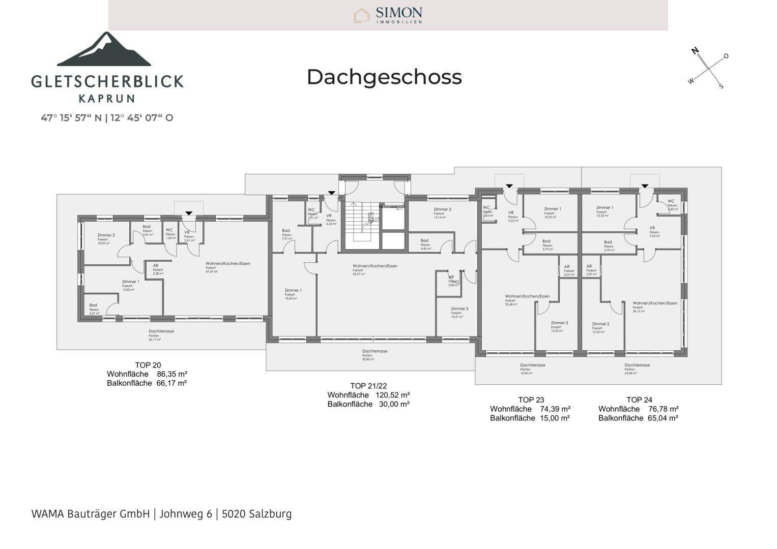 Grundriss Dachgeschoß