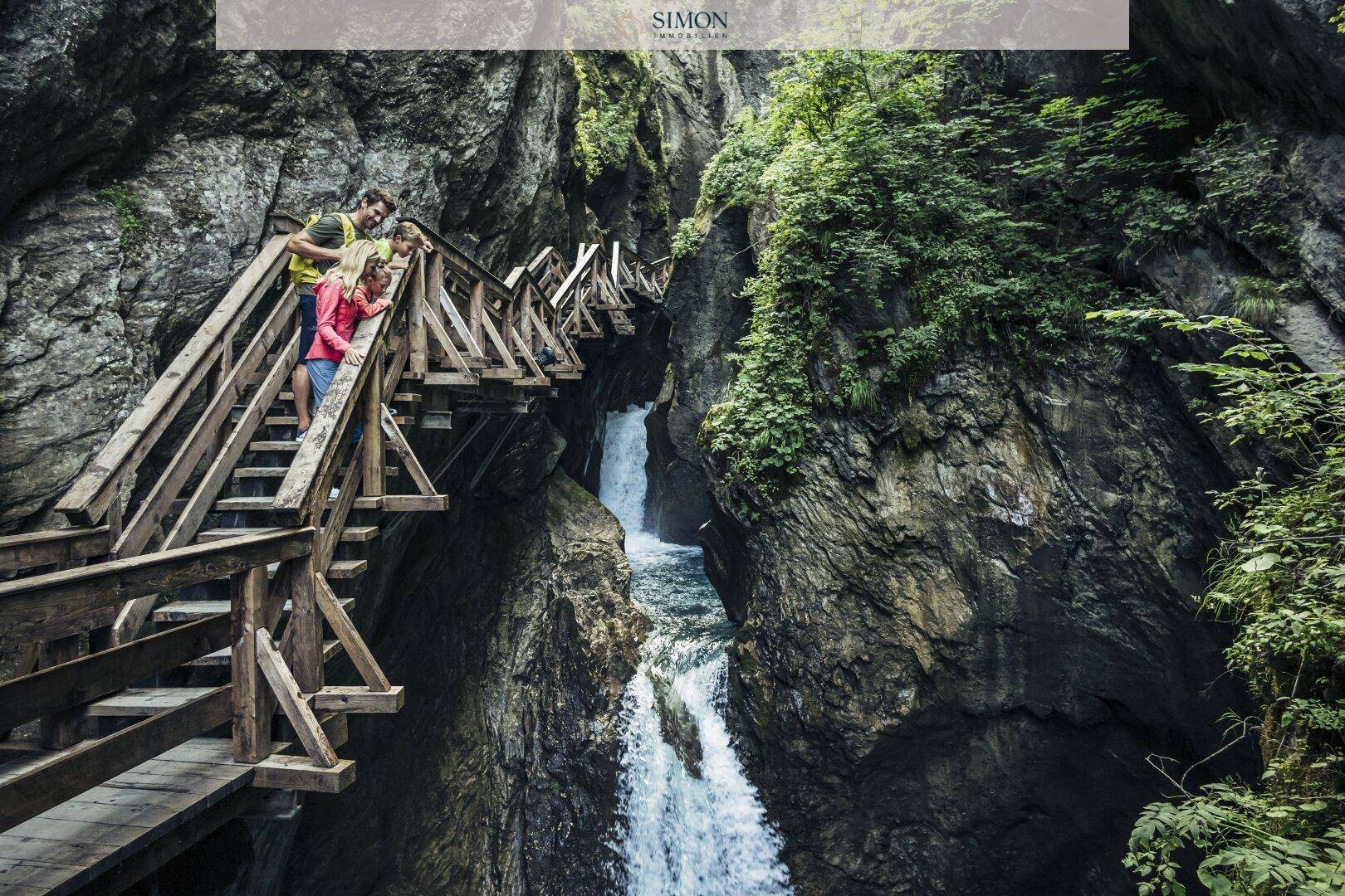 Entdeckungstour in der Sigmund Thun Klamm (c) Zell am See-Kaprun Tourismus