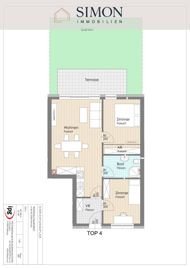 Wohnungsplan TOP 4