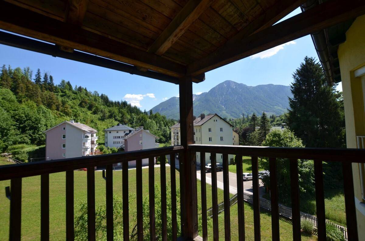 Ausblick vom Balkon nach Osten