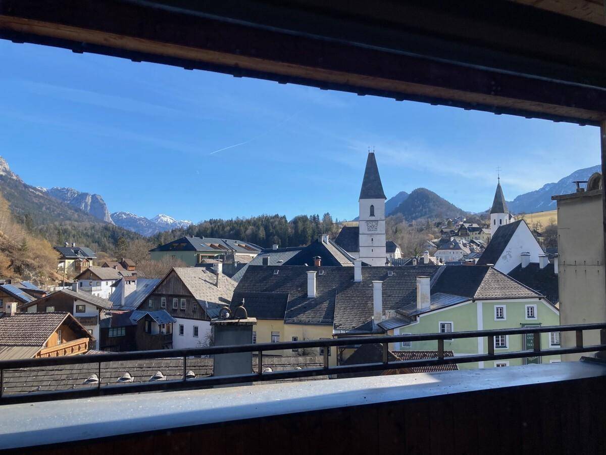 Ausblick vom Balkon nach Osten