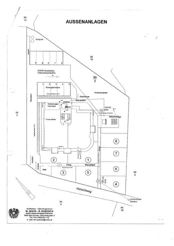 Plan Aussenanlage