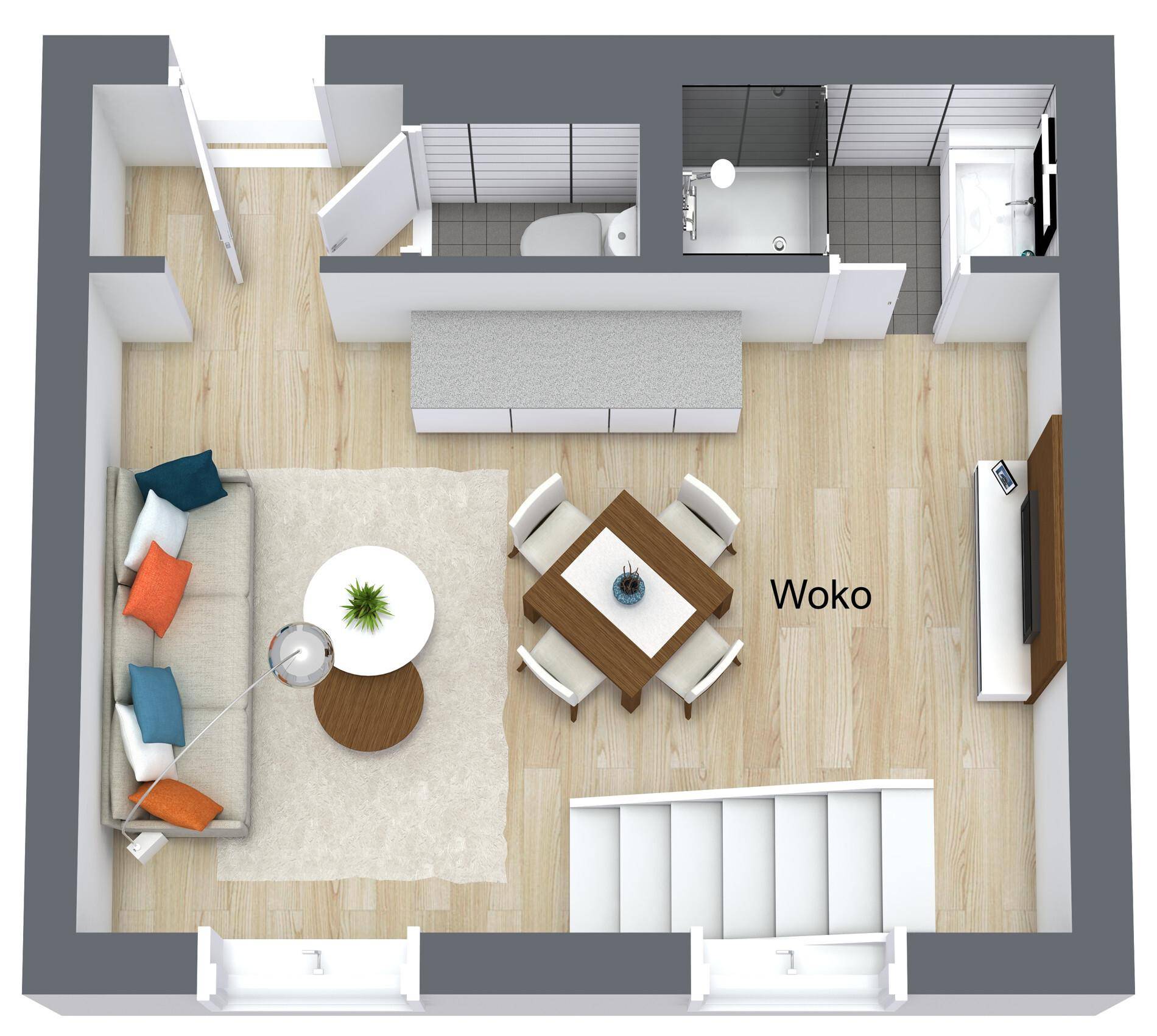 Brockmanngasse 51 44 m2 1 3D