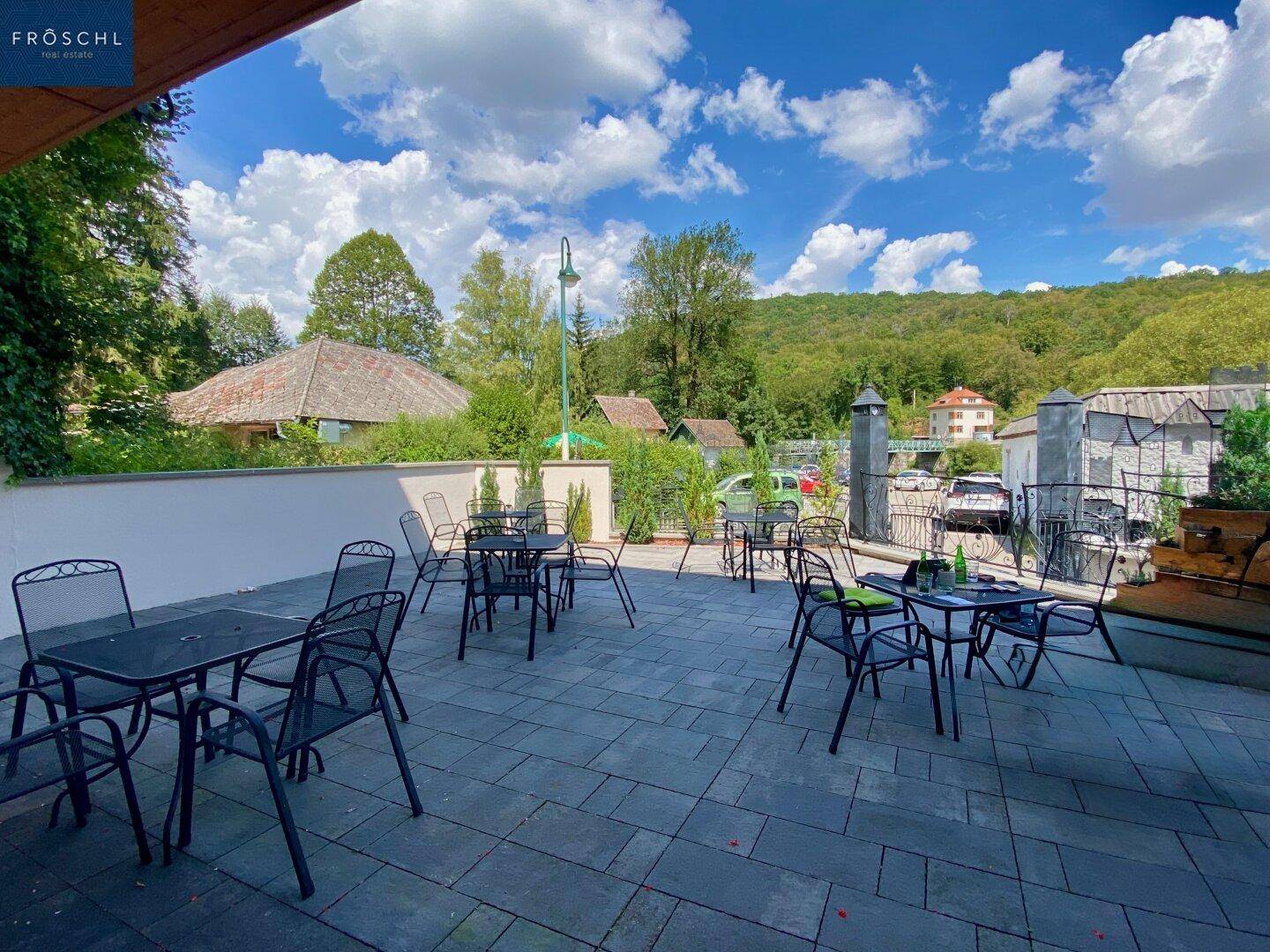 Sommer-Blick von der Terrasse