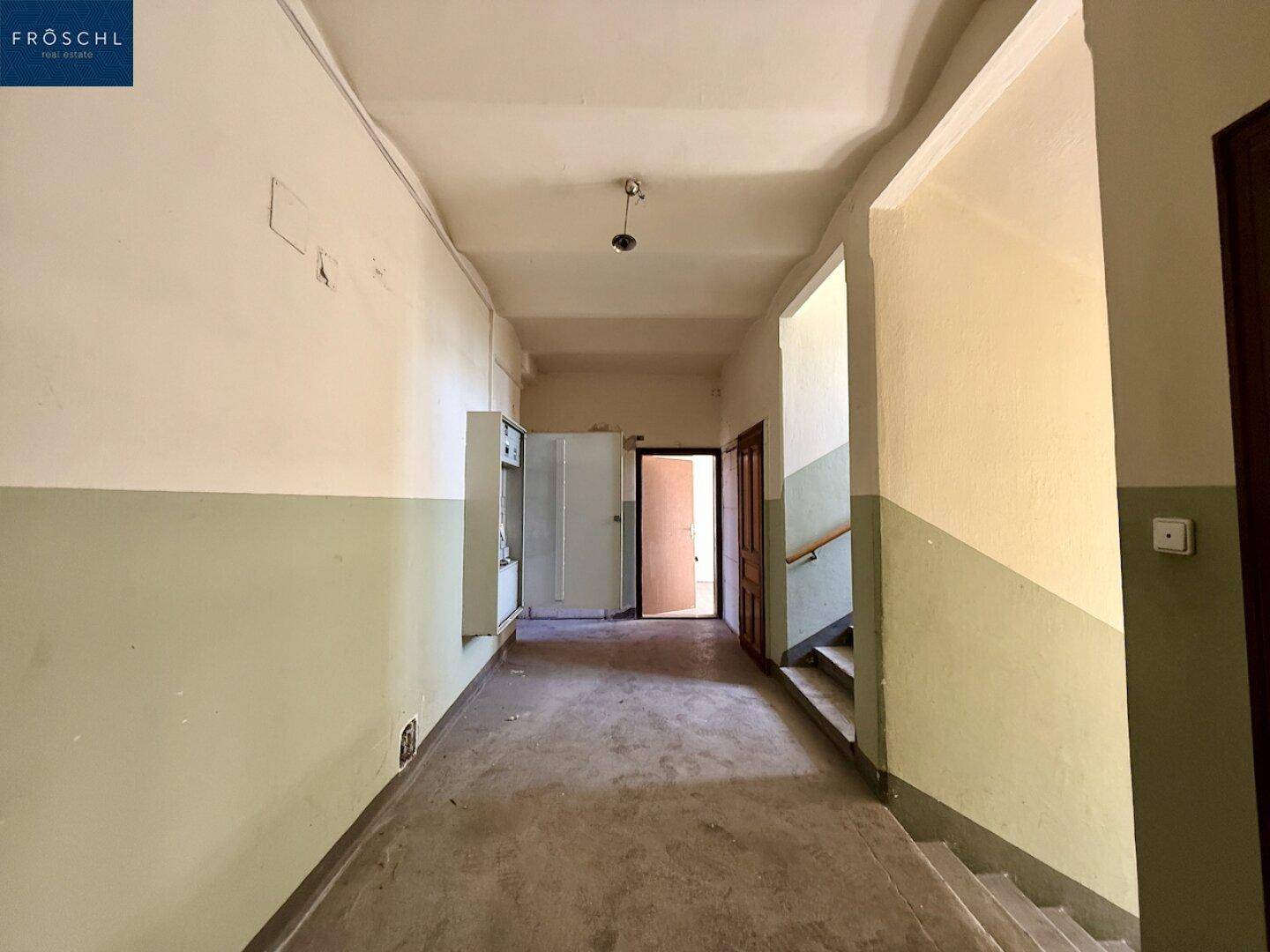 Ansicht Stiegenhaus Objekt Werksgasse 8