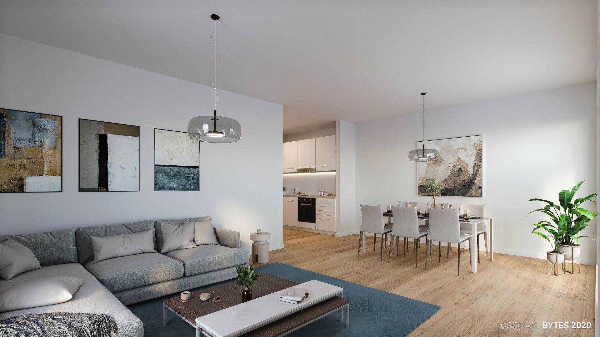 all.in99 Villach Landskron Wohn-Esszimmer