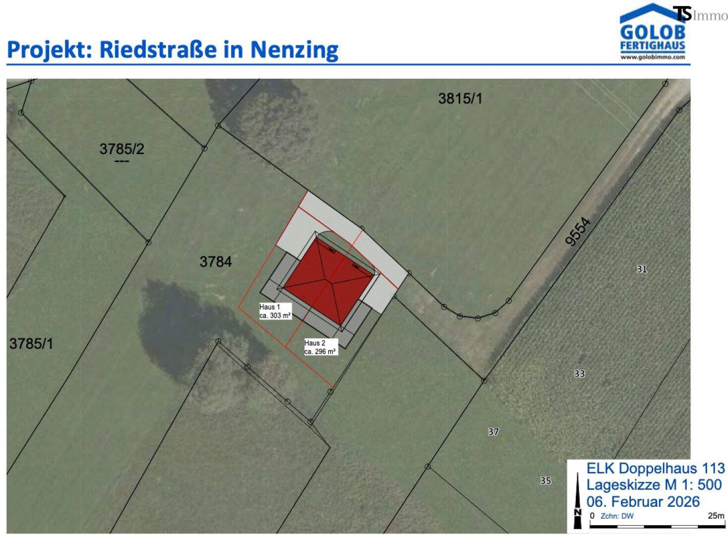 Nenzing Heimat: Baugrundstück mit fertigem Hauskonzept – keine Planungsrisiken! - Ansicht 2