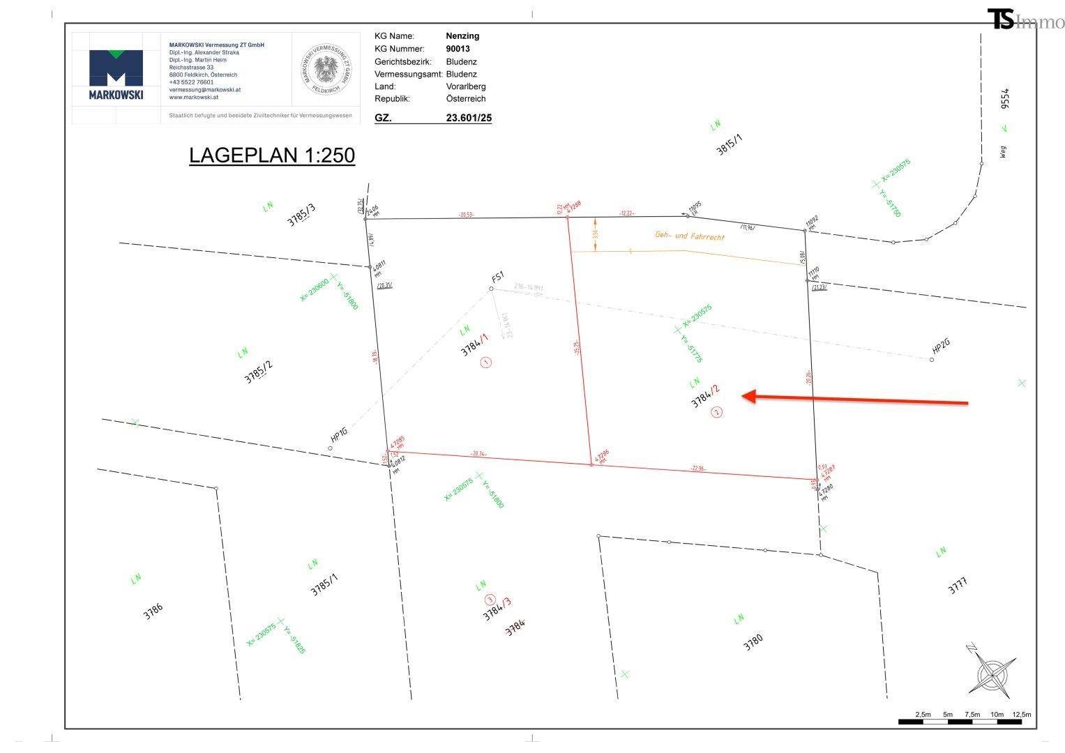 Nenzing Heimat - Grenze zu Frastanz: Sonniges Grundstück 600 m² – unverbaubare Aussicht inklusive - Ansicht 6